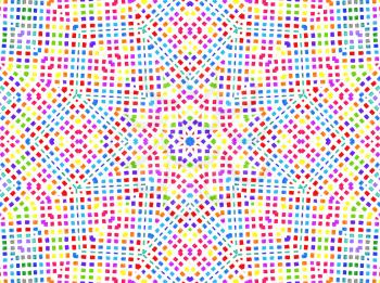 Abstract background with bright colorful concentric pattern 