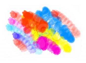 Abstract color blots texture for design