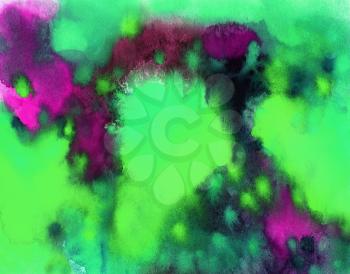 Bright abstract colorful watercolor background