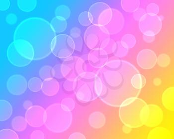 Abstract colorful background with bokeh pattern