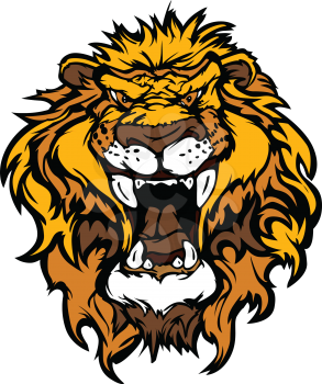 Royalty Free Clipart Image of a Lion