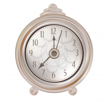 Royalty Free Clipart Image of an Old Classic Clock