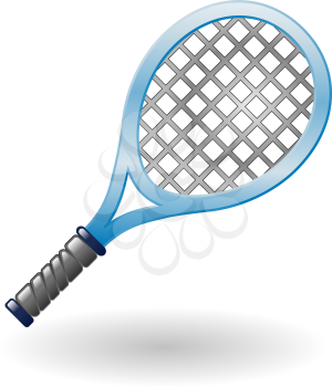 Royalty Free Clipart Image of a Tennis Racket
