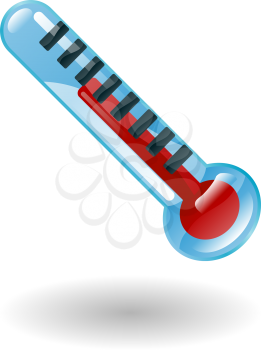 Royalty Free Clipart Image of an Illustration of a Thermometer