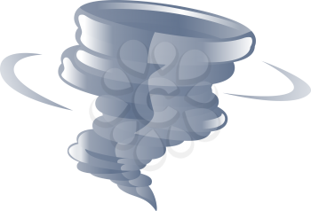 Royalty Free Clipart Image of a Tornado 
