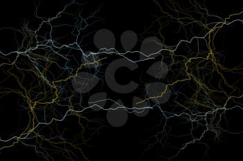 Royalty Free Clipart Image of an Abstract Lightning Background