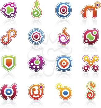 Royalty Free Clipart Image of Design Elements