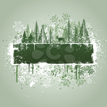 Royalty Free Clipart Image of a Forest Background
