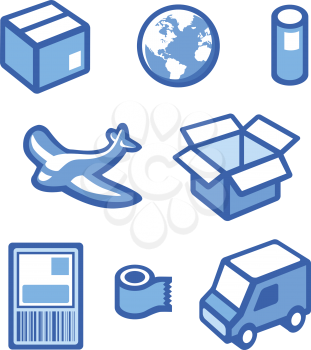 Royalty Free Clipart Image of an Icon Set