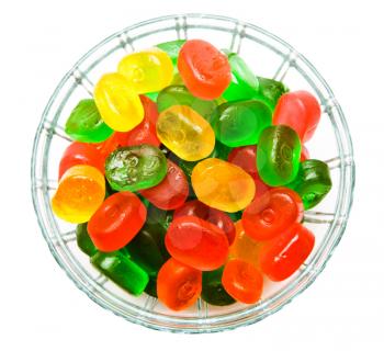 Royalty Free Photo of a Bowl of Gummy Candies