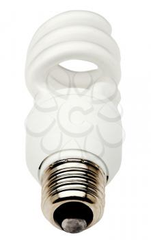 Lightbulb isolated over white