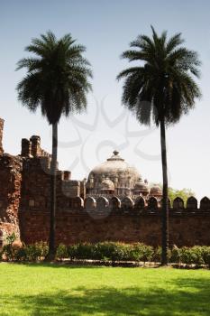 Ruin of a fort, Old Fort, Delhi, India