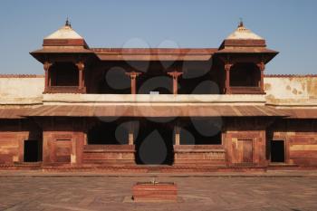 Facade of a palace, Fatehpur Sikri, Agra, Uttar Pradesh, India