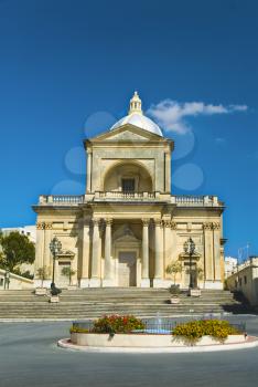 Facade of a church, Malta