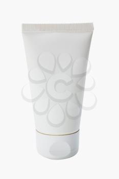 Close-up of a tube of moisturizer