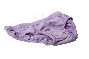 Close-up of purple underpants