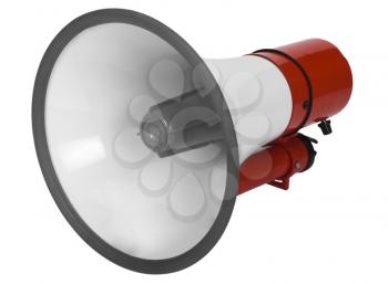 Close-up of a megaphone