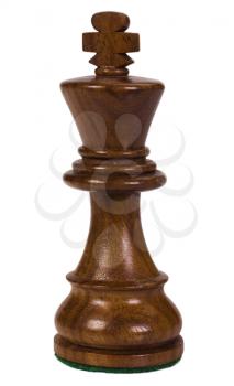Close-up of a king chess piece
