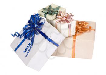 Close-up of gift boxes