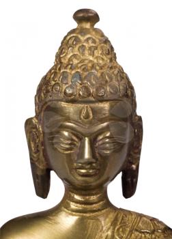 Close-up of a figurine of Buddha
