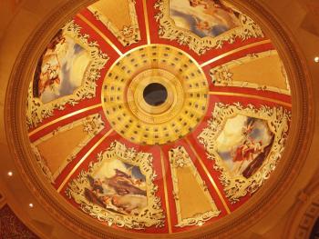 Mural on the ceiling of a hotel, The Venetian Macao, Macao, China