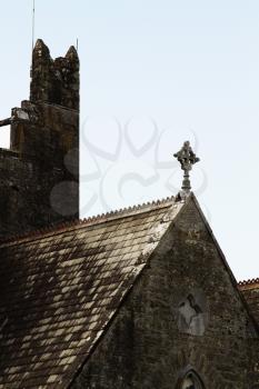 Low angle view of a church, Adare, County Limerick, Republic of Ireland