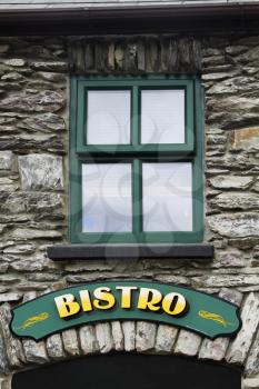 Window of a restaurant, Killarney, County Kerry, Republic of Ireland