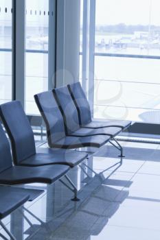 Chairs at an airport lounge, Paris, France