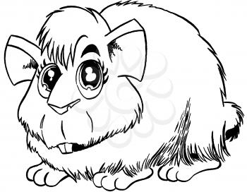 Royalty Free Clipart Image of a Guinea Pig