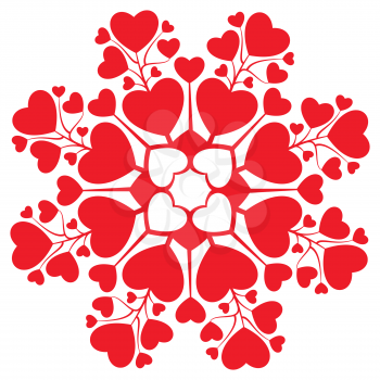 Royalty Free Clipart Image of a Heart Design