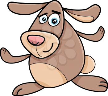 Cartoon Illustration of Funny Bunny or Rabbit