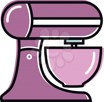 Royalty Free Clipart Image of a Mixer