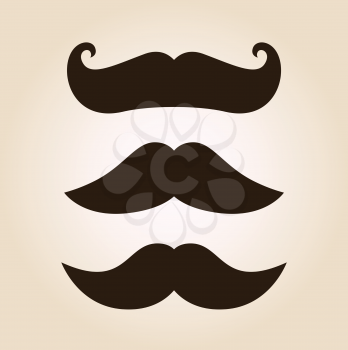Mustache set. Vector Illustration