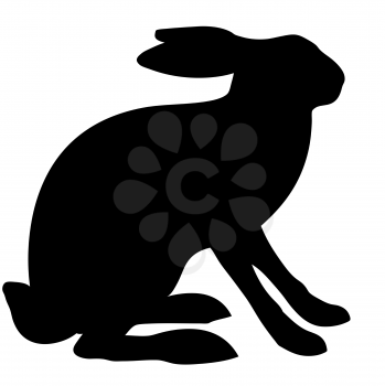 Royalty Free Clipart Image of a Hare
