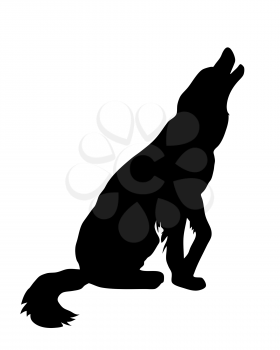 Royalty Free Clipart Image of a Dog