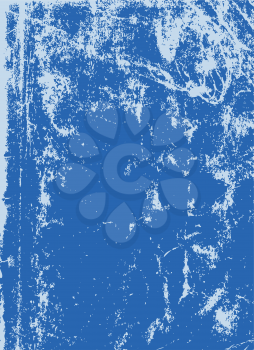 Royalty Free Clipart Image of a Blue Book Cover