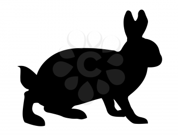 Royalty Free Clipart Image of a Rabbit