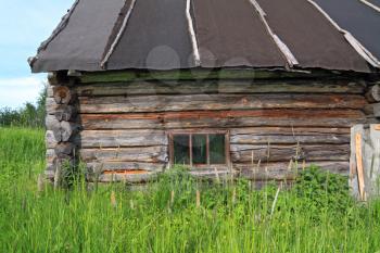 old house in abandoned village