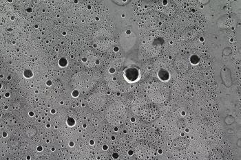 rain dripped on gray cellophane