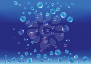Royalty Free Clipart Image of a Bubbles