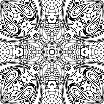 Seamless pattern Baroque style, EPS8 - vector graphics.