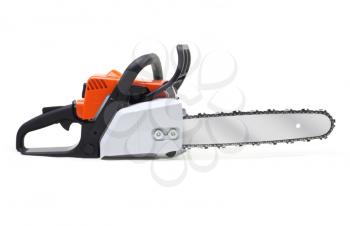 chainsaw isolated on white