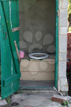 old outdoors toilet 