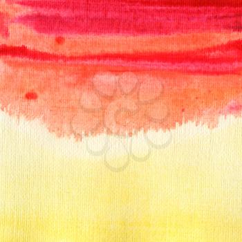 Abstract watercolor painted background. Grunge wet paper template.