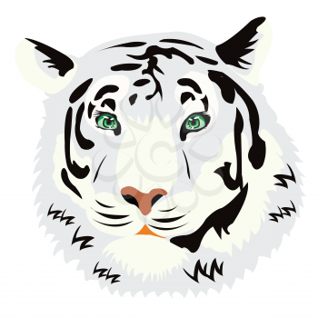Royalty Free Clipart Image of a Bengal Tiger
