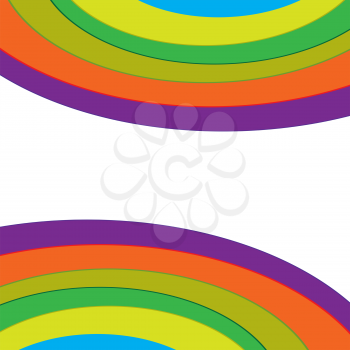 Bright and colorful background colour rainbows.Vector illustration