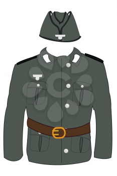 Form of the german soldier of the timeses of the second world war