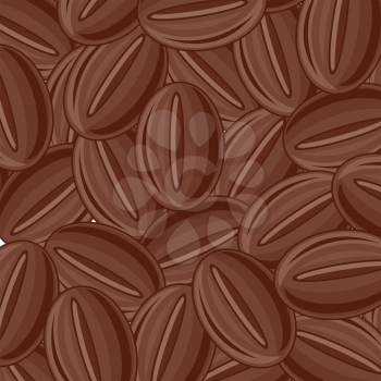 The grain Background of the drink coffee.Vector illustration