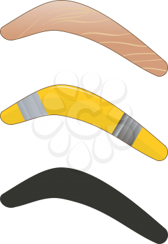 Royalty Free Clipart Image of a Boomerangs