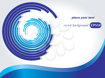 Royalty Free Clipart Image of a Background For a Business Card